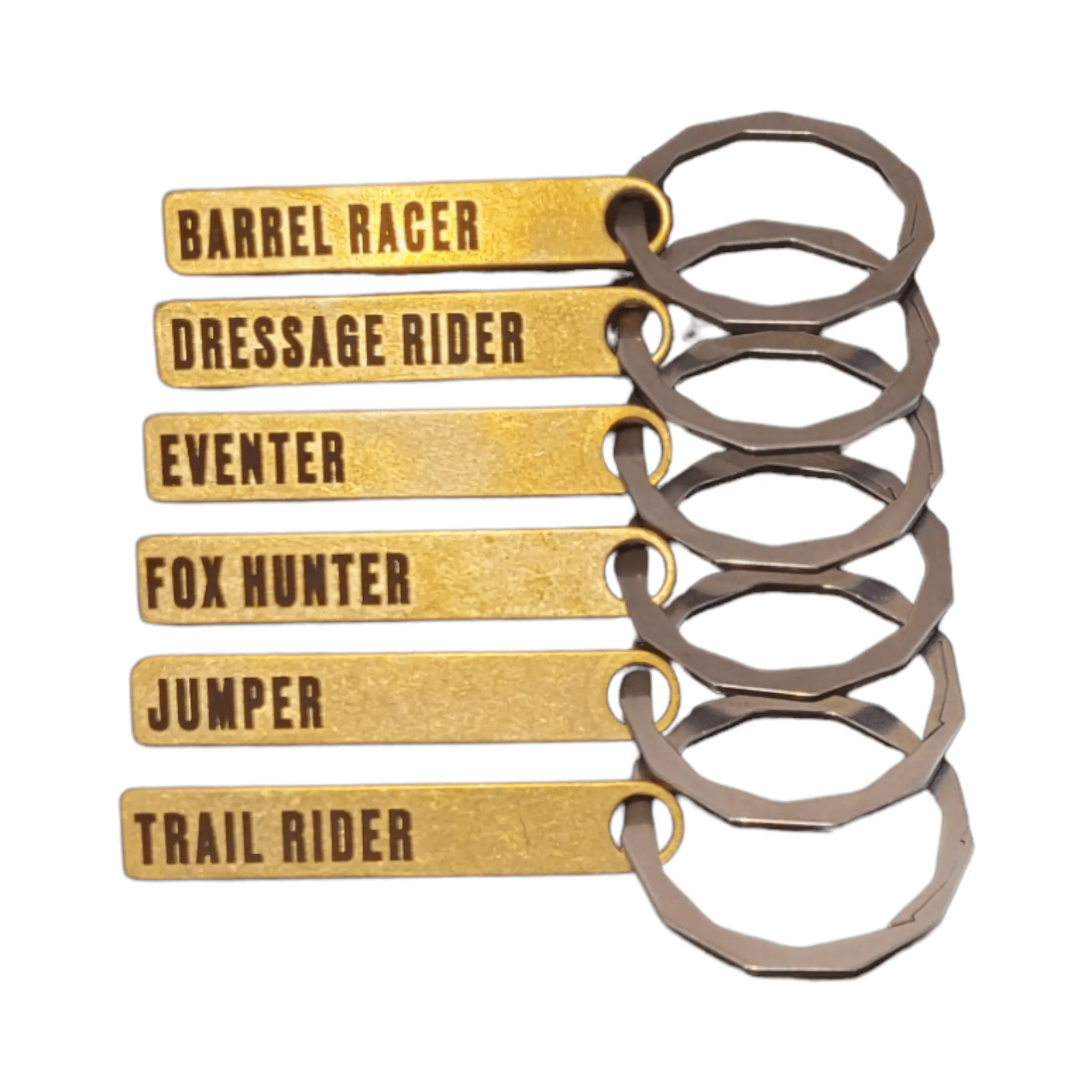 Zootility Definition Brass Bar Keychain